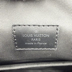 Louis Vuitton Backpack Christopher Slim Leather Black Silver — view 5