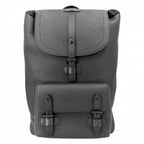Louis Vuitton Backpack Christopher Slim Leather Black Silver
