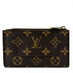 Louis Vuitton Coin Case Monogram Ceinture Pochette Duo Purse Brown Gold — view 2