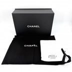 Chanel Shoulder Bag CC Logo Double Chain Turnlock Bag Crossbody Tweed Wool — view 9
