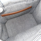 Celine 2-Way Triomphe Small Cabas Thais Shoulder Bag Crossbody Stripe Tote — view 4