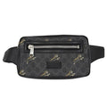 Gucci Waist Bag Taiga Web Stripe Crossbody Small Tiger GG Supreme Canvas
