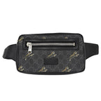 Gucci Waist Bag Taiga Web Stripe Crossbody Small Tiger GG Supreme Canvas