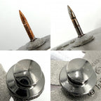 Chanel Brooch CC Logo Mademoiselle Coco Beige Silver — view 6