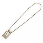 Chanel Necklace Perfume Motif CC Logo Long N°5 Gold Plated — view 5