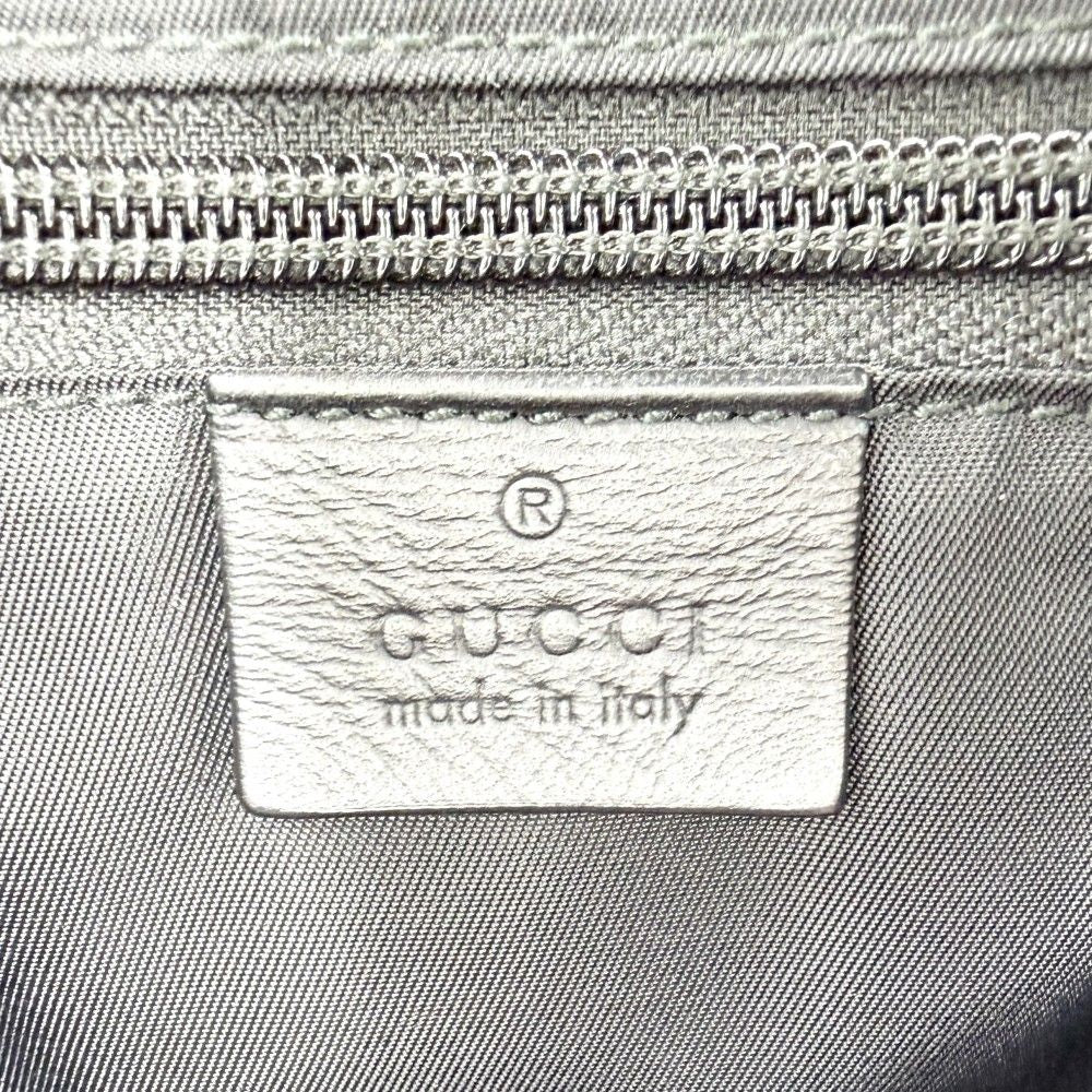 Gucci Backpack Guccissima Black Silver — view 5