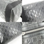 Gucci Backpack Guccissima Black Silver — view 9