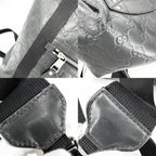 Gucci Backpack Guccissima Black Silver — view 6