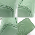 Chanel 2-Way Quilted Vanity Chain Shoulder Bag Mini Pochette Crossbody CC Logo — view 7