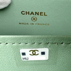 Chanel 2-Way Quilted Vanity Chain Shoulder Bag Mini Pochette Crossbody CC Logo — view 5