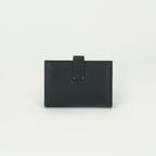 Hermes Bearn Mini Coin Purse Wallet Bifold Mini Chevre Noir Black Gold Compact — view 2