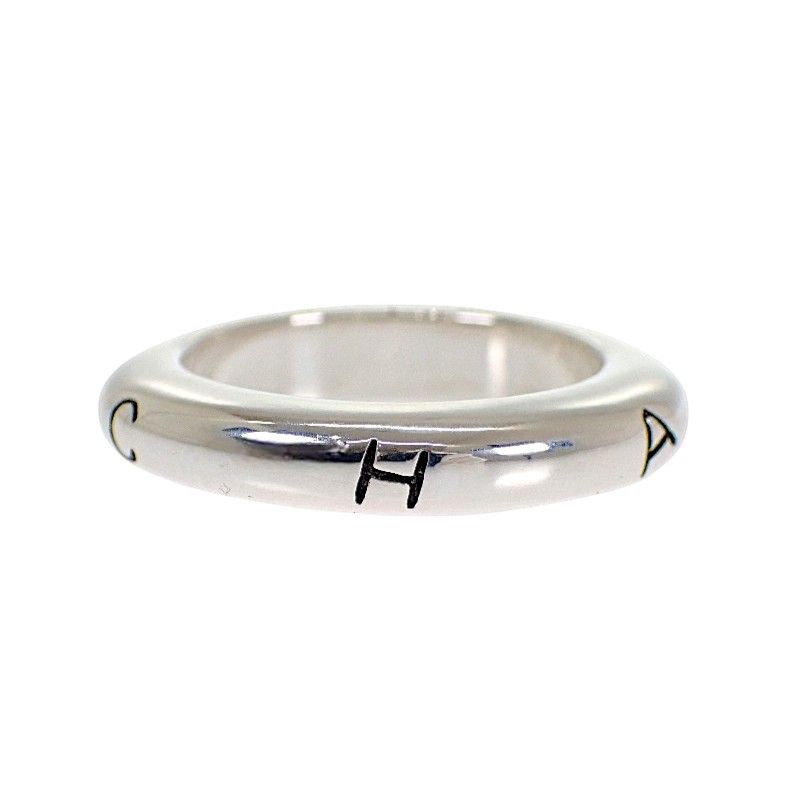 Chanel Logo Ring Wit 925 Sterling Silver