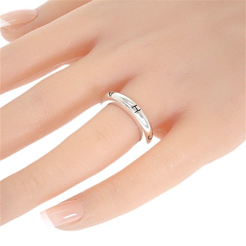 Chanel Logo Ring Wit 925 Sterling Silver — view 9
