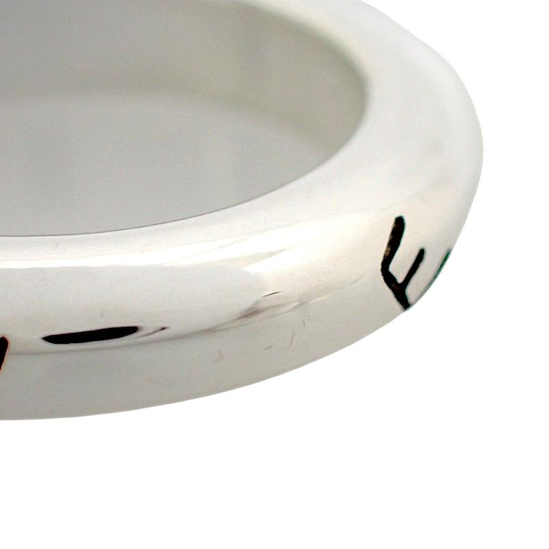 Chanel Logo Ring Wit 925 Sterling Silver