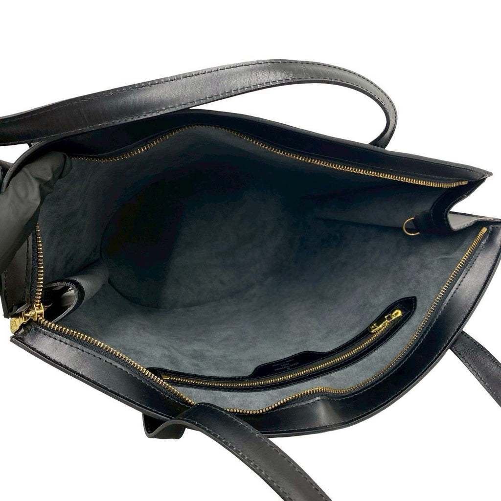 Louis Vuitton Saint Jacques Shopping Epi Leather Tote Shoulder Bag Black — view 9