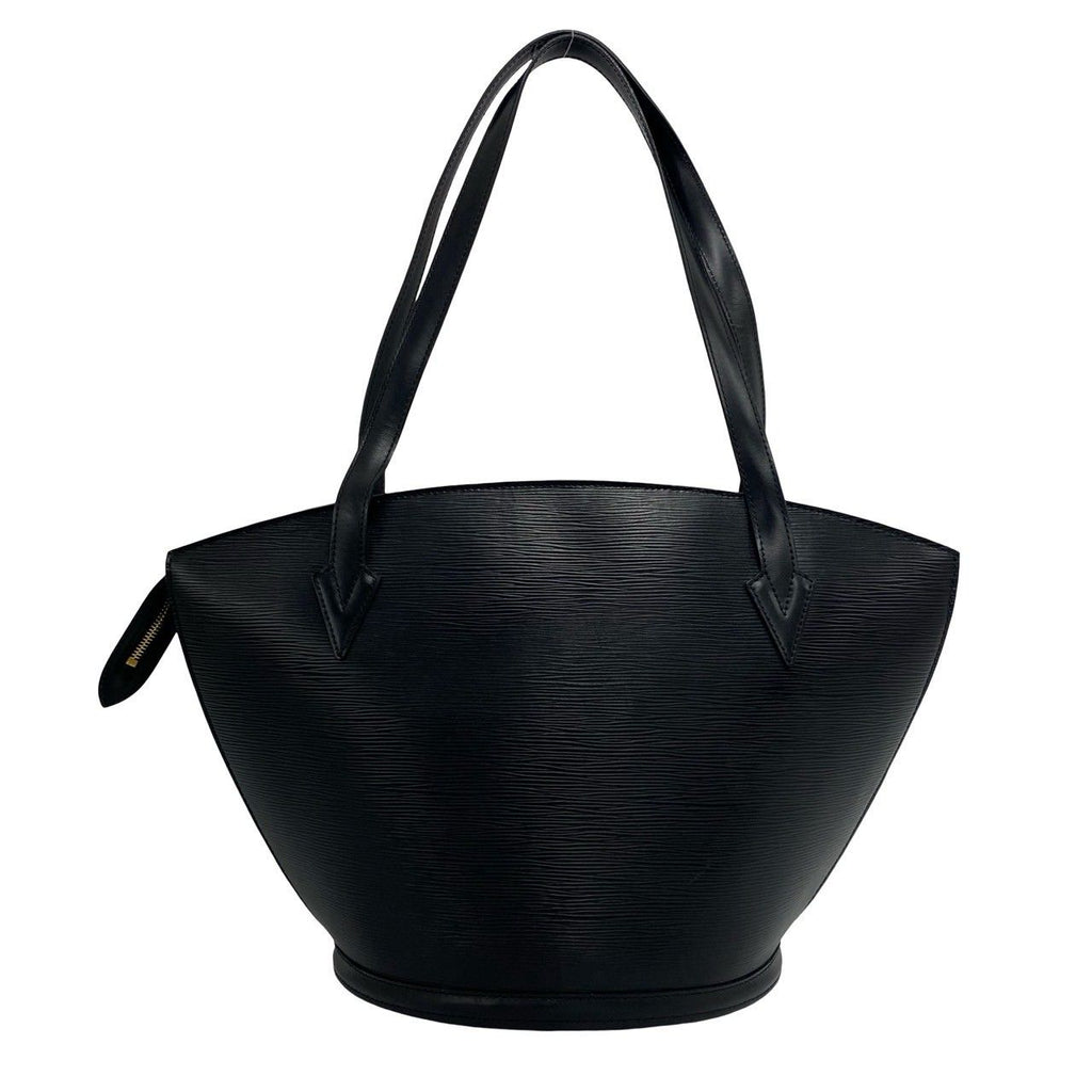 Louis Vuitton Saint Jacques Shopping Epi Leather Tote Shoulder Bag Black — view 3
