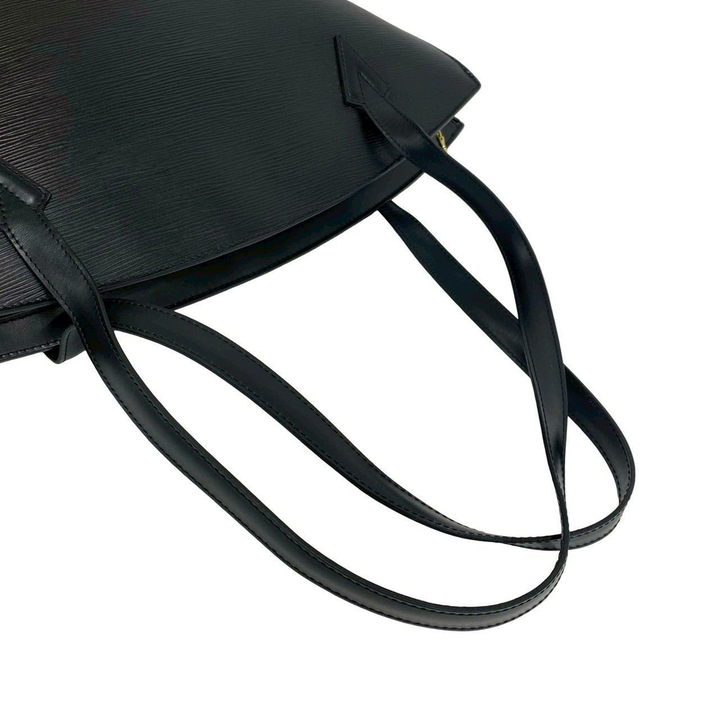 Louis Vuitton Saint Jacques Shopping Epi Leather Tote Shoulder Bag Black — view 4