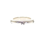 Chanel Logo Ring 925 Sterling Silver Vintage