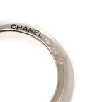 Chanel Logo Ring 925 Sterling Silver Vintage