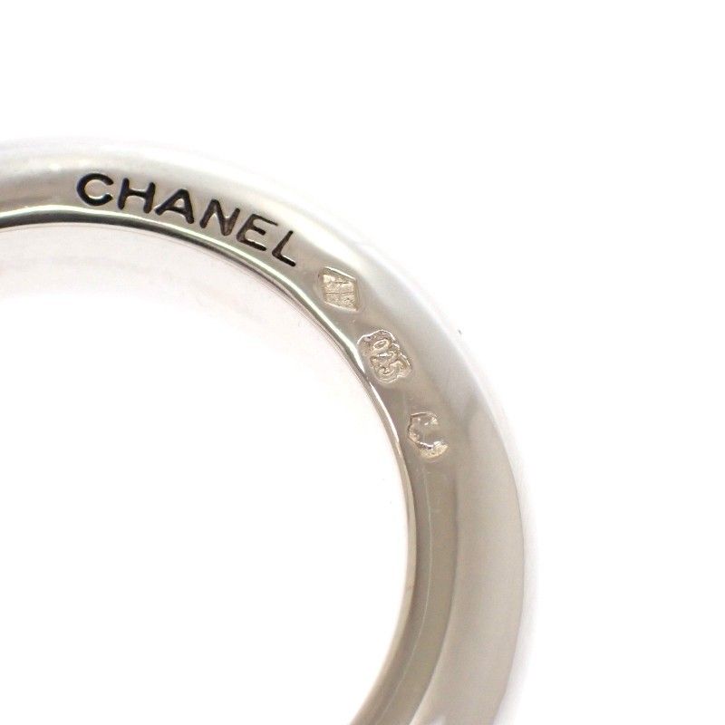 Chanel Logo Ring 925 Sterling Silver Vintage
