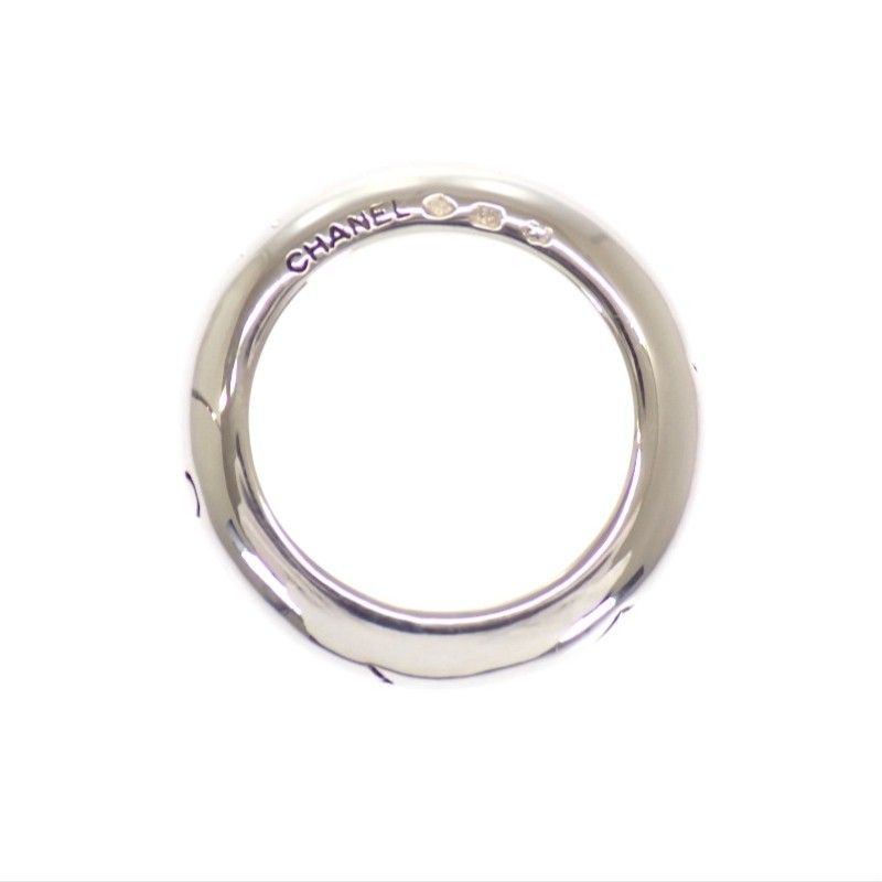 Chanel Logo Ring 925 Sterling Silver Vintage