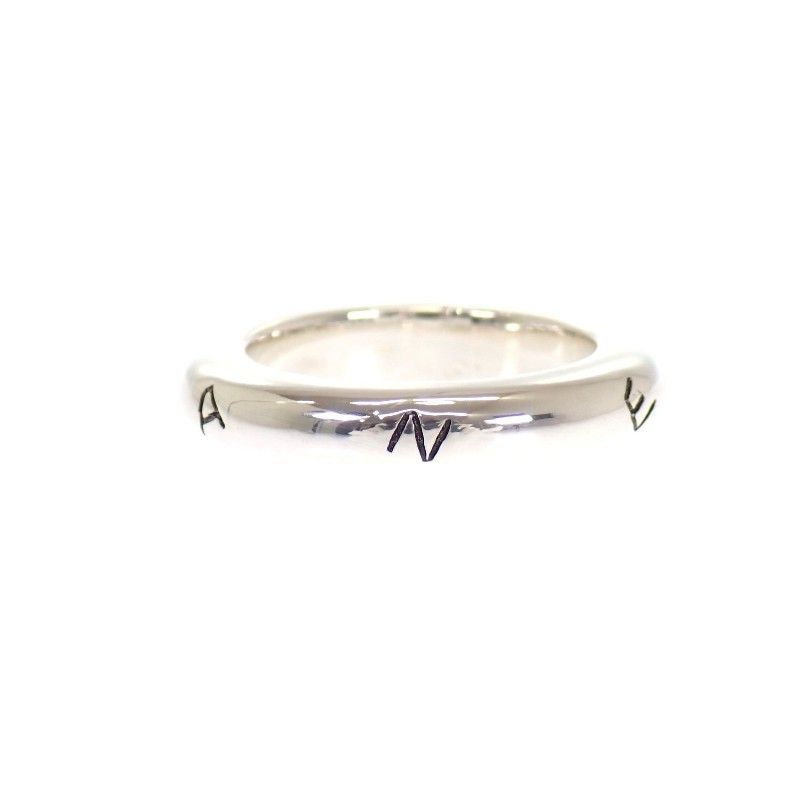 Chanel Logo Ring 925 Sterling Silver Vintage