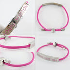 Louis Vuitton Heaven Bracelet LV Space Max 24 cm Pink Silver — view 6