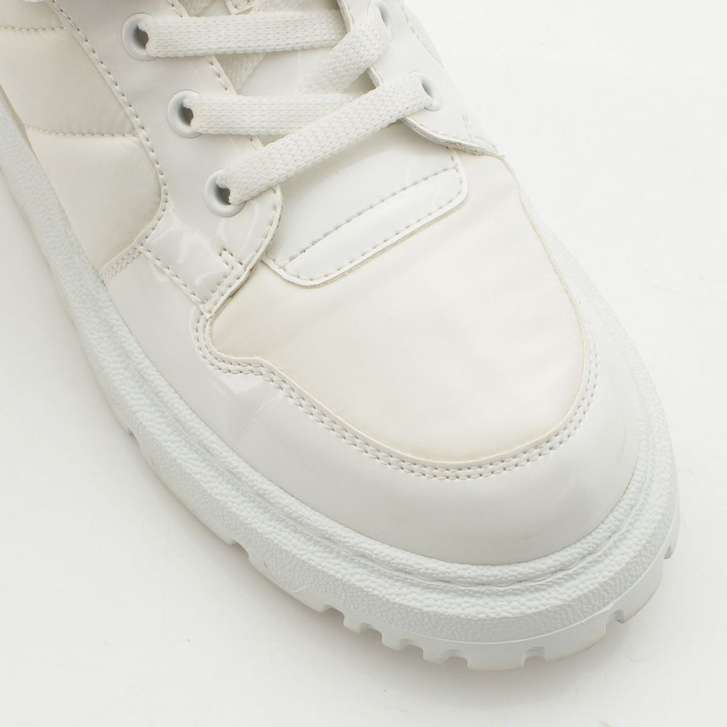Dior High Cut Sneakers Shoes D-player White — view 6