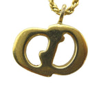 Dior Necklace Pendant Logo Gold — view 2