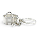 Hermes Alpha Kelly Double Ring Silver 51 To Japanese Rhinoceros