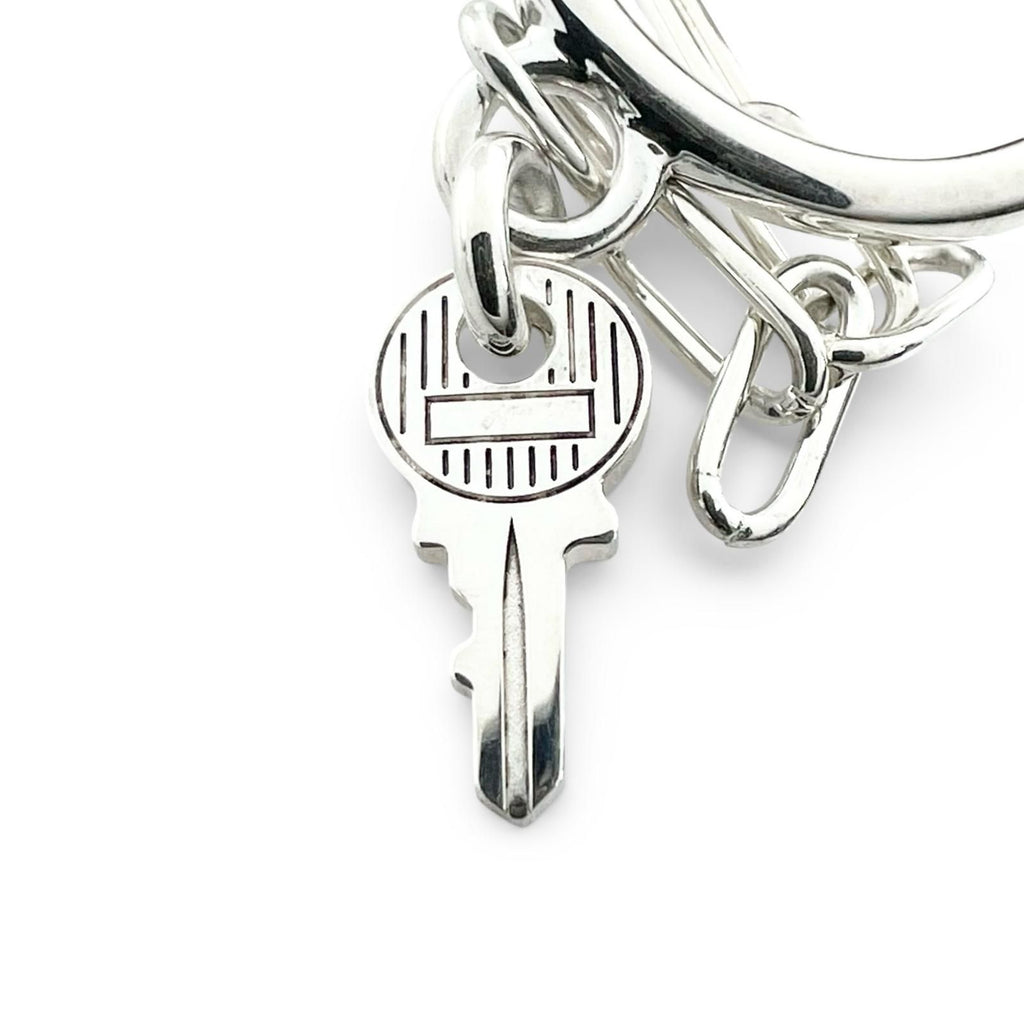 Hermes Alpha Kelly Double Ring Silver 51 To Japanese Rhinoceros