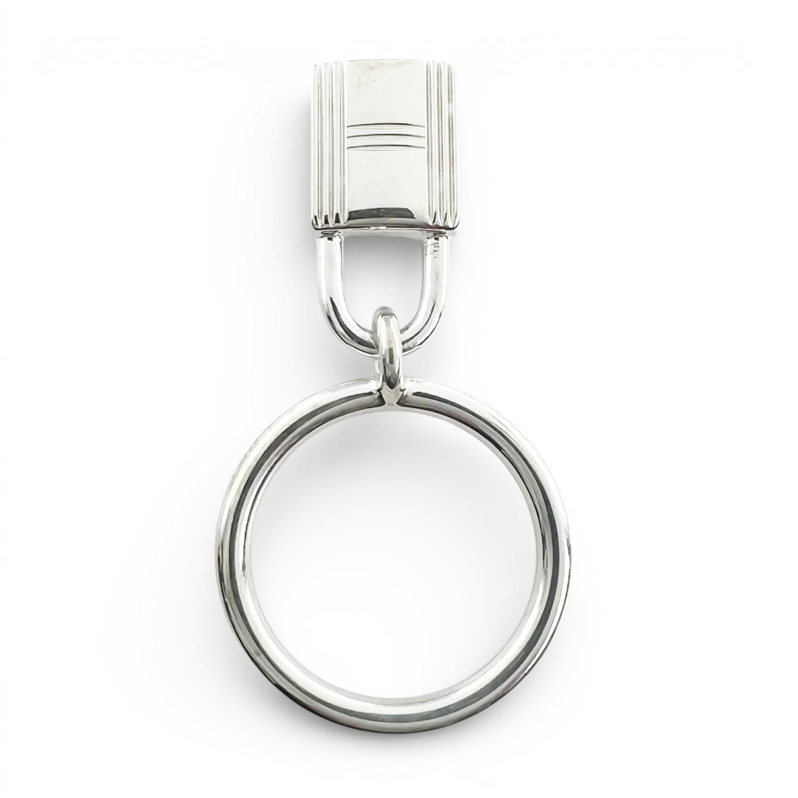 Hermes Amulet Cadena Ring Silver