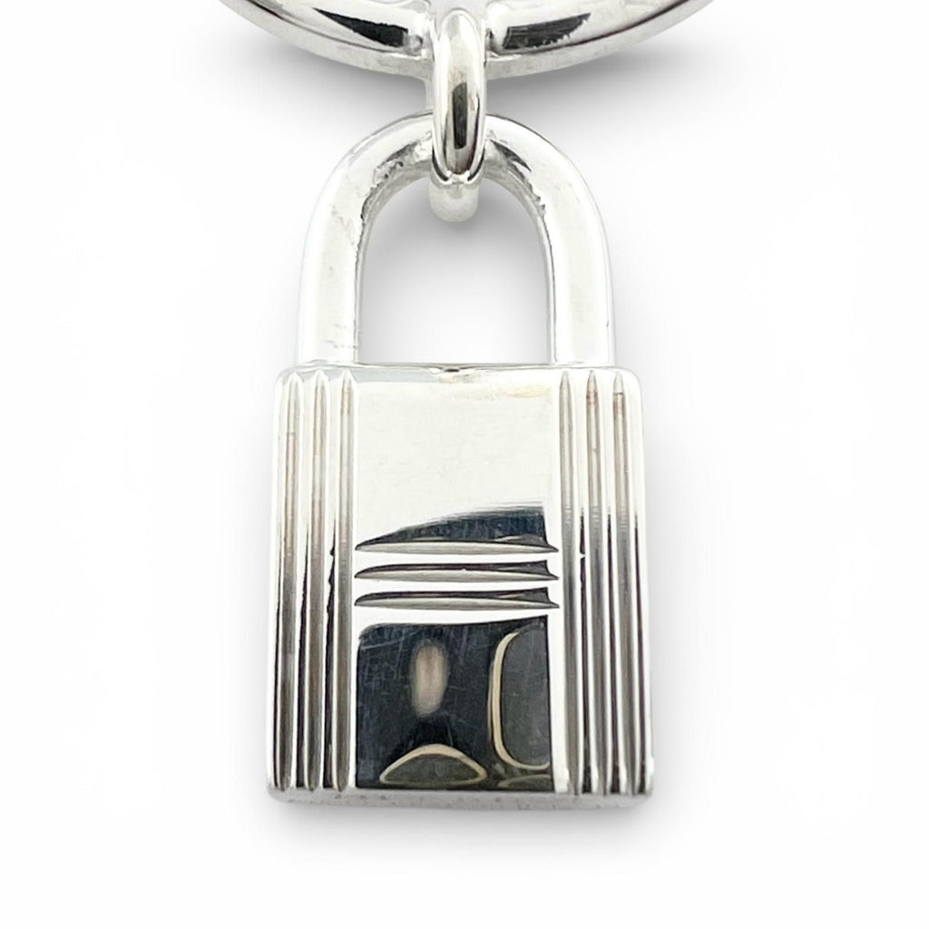Hermes Amulet Cadena Ring Silver