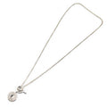 Hermes Amulet Series Exlibris Pendant Necklace 40 cm Silver