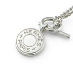 Hermes Amulet Series Exlibris Pendant Necklace 40 cm Silver — view 3