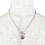Hermes Amulet Series Exlibris Pendant Necklace 40 cm Silver — view 2