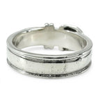 Hermes Vintage Ceinture Ring Silver