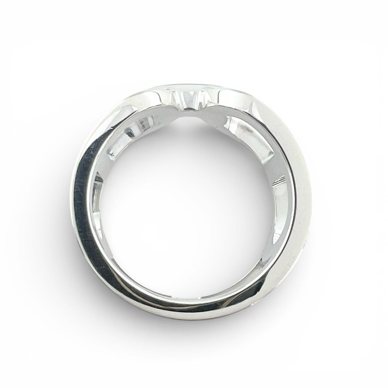 Hermes Chaine D'ancre Ring Silver
