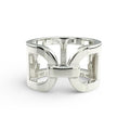 Hermes Chaine D'ancre Ring Silver