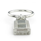 Hermes Amulet Cadena Ring Silver