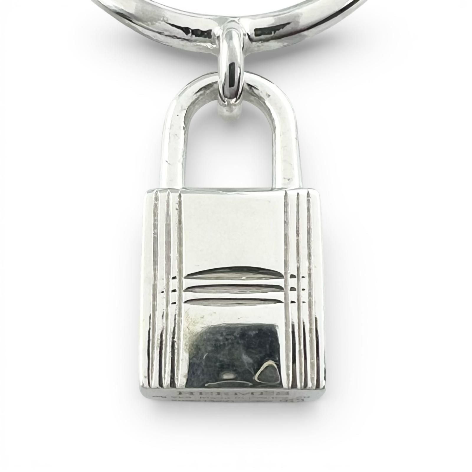Hermes Amulet Cadena Ring Silver