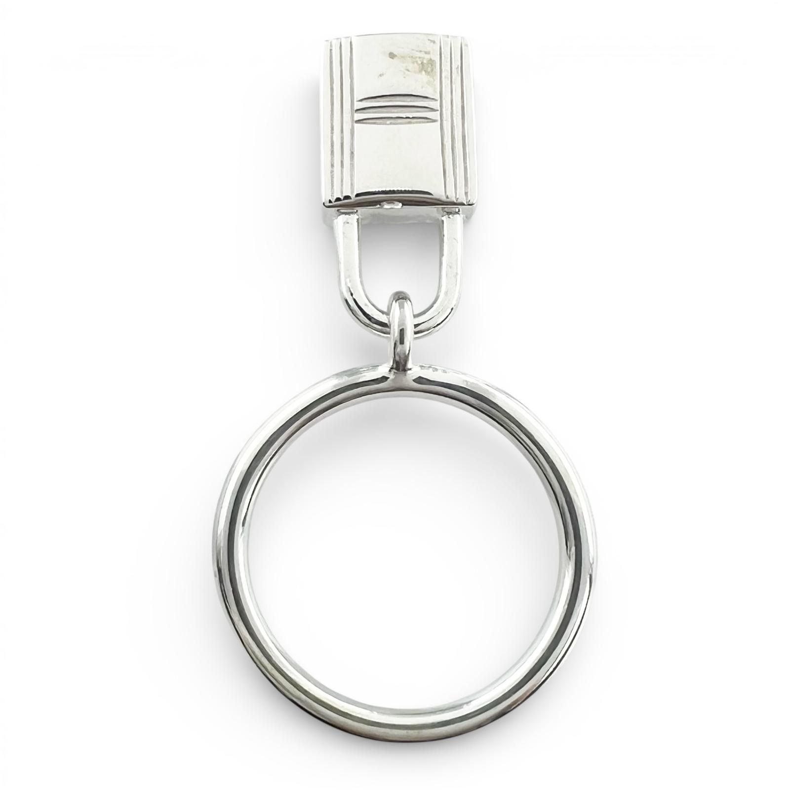Hermes Amulet Cadena Ring Silver