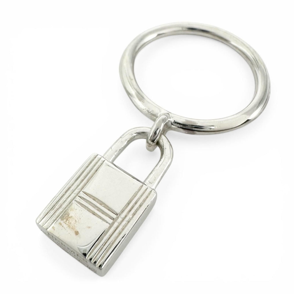 Hermes Amulet Cadena Ring Silver