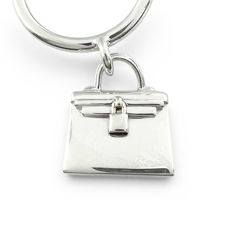 Hermes Kelly Amulet Ring Silver 48 Box Case