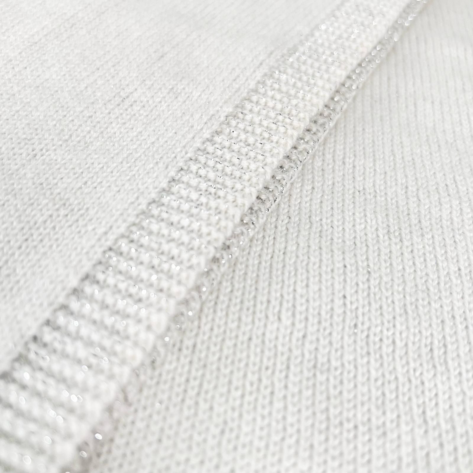 Chanel Cashmere Sequin Decoration Logo Scarf — view 3