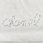 Chanel Cashmere Sequin Decoration Logo Scarf — view 4