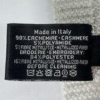 Chanel Cashmere Sequin Decoration Logo Scarf — view 6