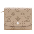 Louis Vuitton Portefeuille Iris Compact Monogram Mahina Gale Gray Bifold Wallet
