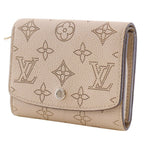 Louis Vuitton Portefeuille Iris Compact Monogram Mahina Gale Gray Bifold Wallet — view 2