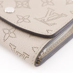 Louis Vuitton Portefeuille Iris Compact Monogram Mahina Gale Gray Bifold Wallet — view 5